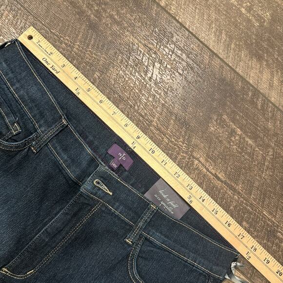 NWT NYDJ Women's Plus Size Crop Jeans Dark Wash Size 14W - Picture 5 of 7
